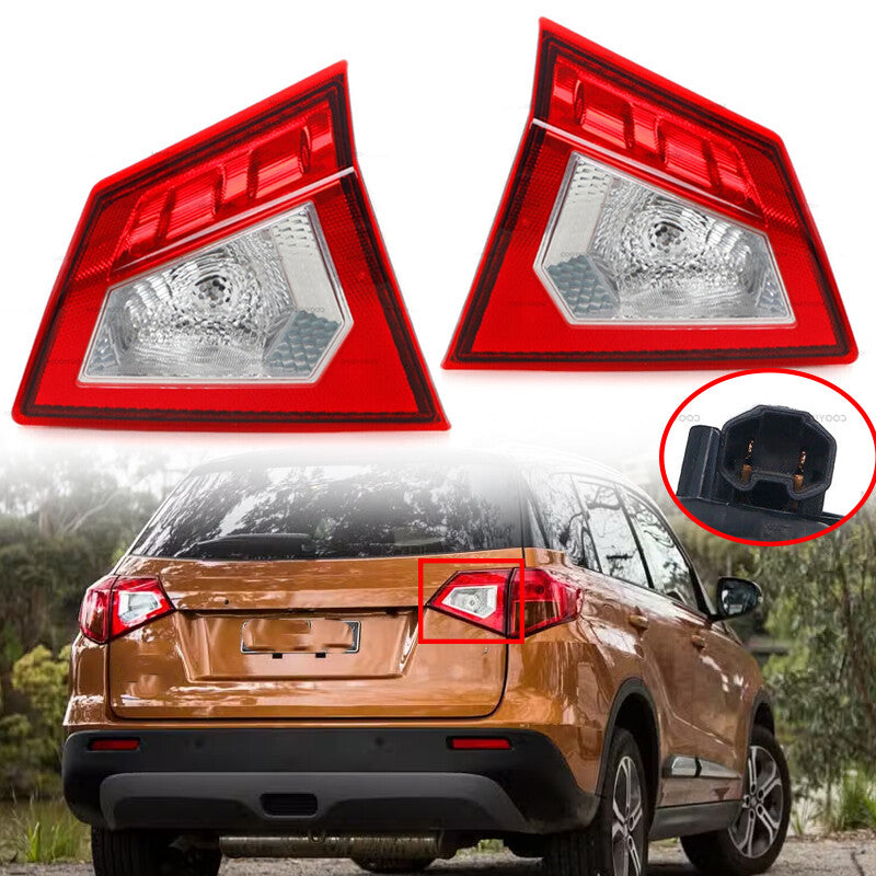 1Pair Inside Rear Bumper Turn Light Tail Light 2Pcs for SUZUKI Vitara 2016-2018