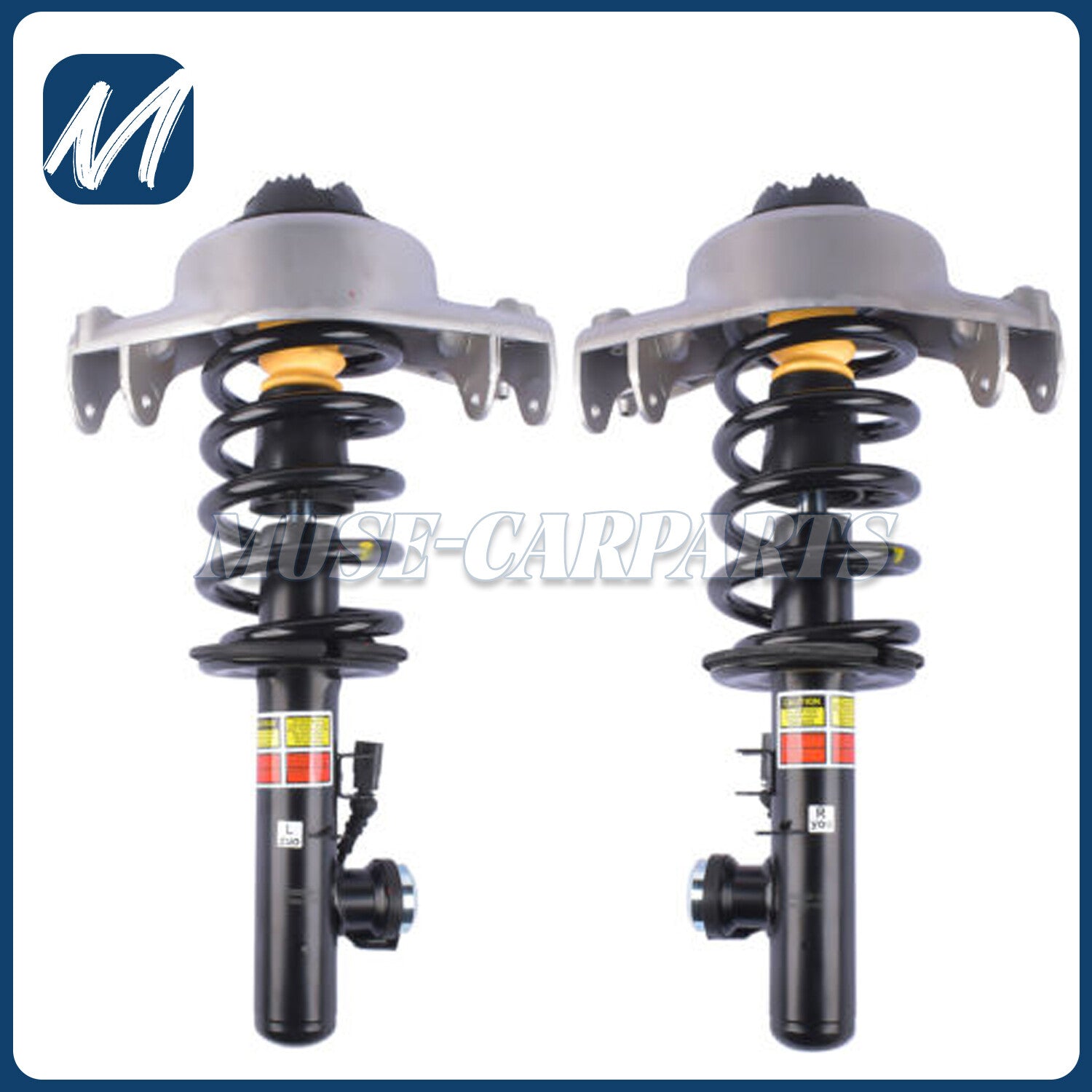 2X Front Shock Strut Assys for BMW 5 7 Series F01 F02 F07 535i 550i 740i 750i