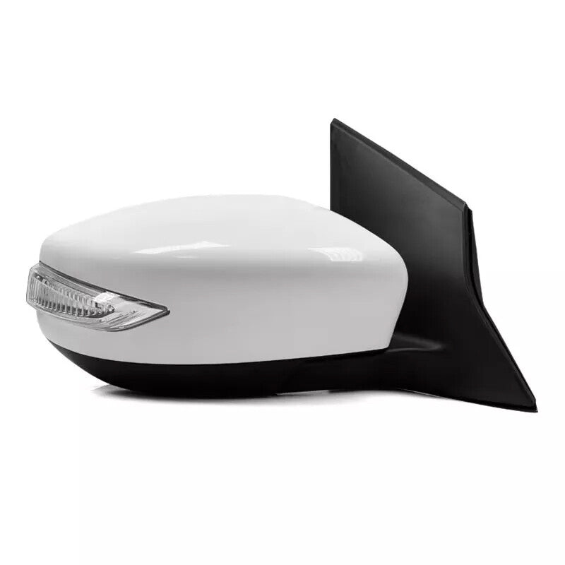 Side Door Rearview Mirror Assembly 5PIN White 2Pcs For 2016-2023 for Nissan Pulsar