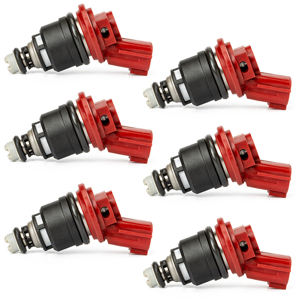 6Pcs Fuel Injectors 16600-96E01 Fits for Infiniti I30 1996-99 for Nissan Maxima 92-99 F