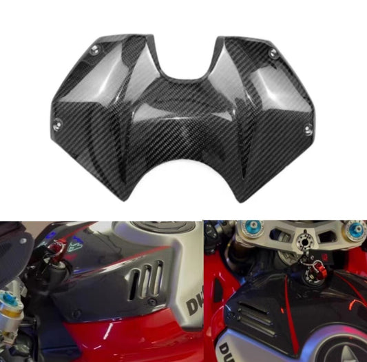 Fit for Ducati PANIGALE V4 V4S V4R Carbon Fuel Gas Tank Battery Cover Guard