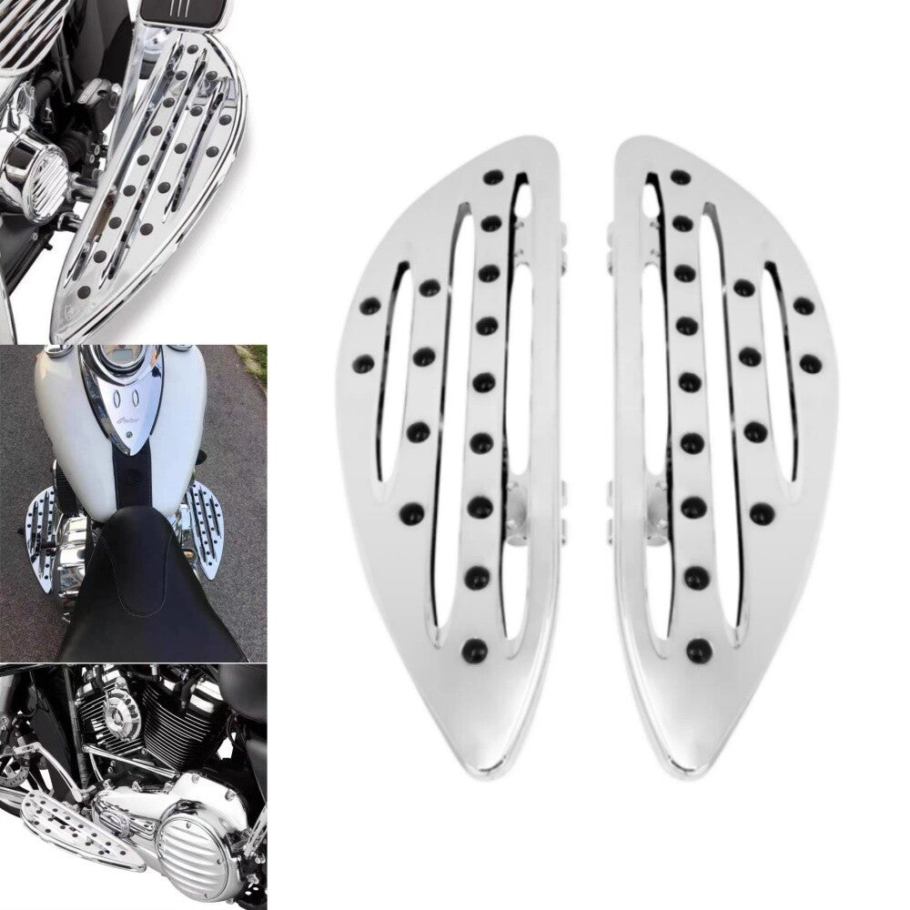 Motorcycle Front/Rear Passenger Floorboards Foot Pegs Pedal for Harley Touring