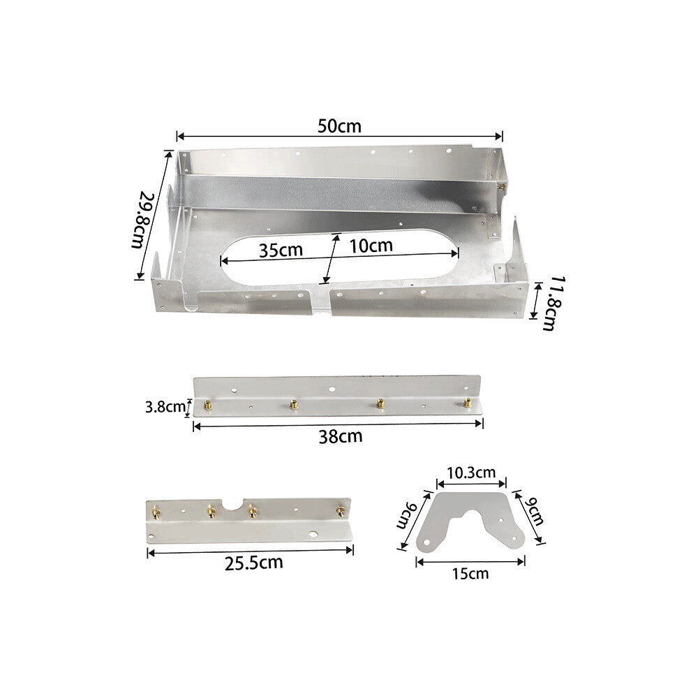 Catalytic Converter Protection Shield Cover for Honda Element 2003-11 Anti theft