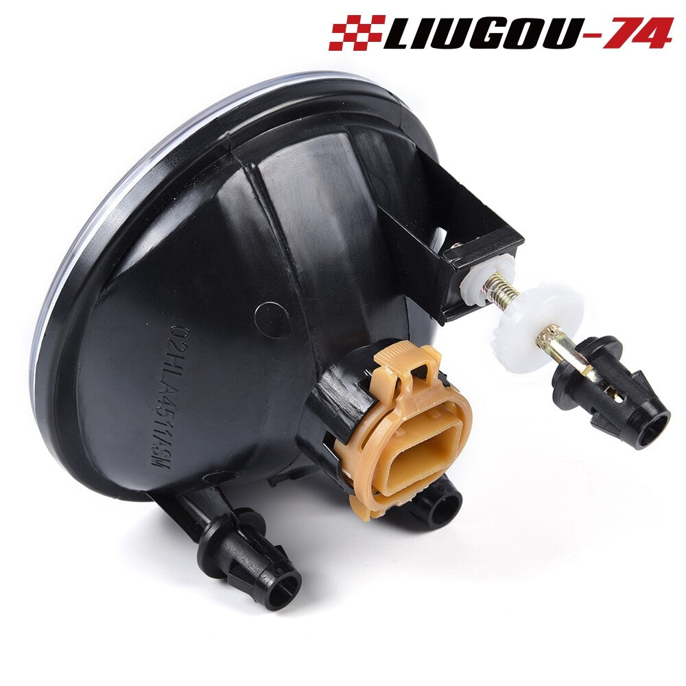 Suitable for 2010-2013 for Chevrolet Camaro clear lens pair of fog lights and driving light strip bulbs.