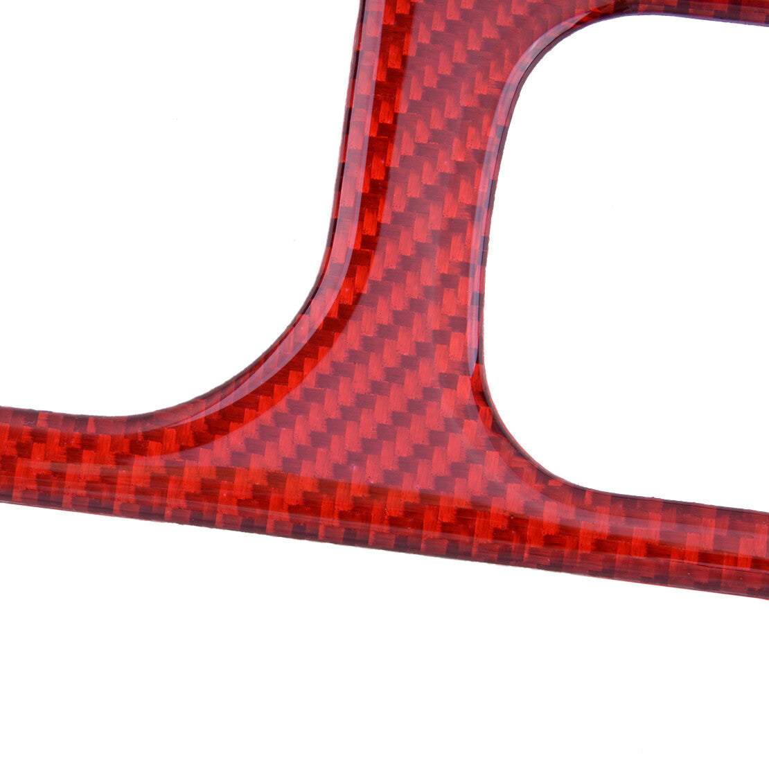 Carbon Fiber Cup Holder Panel Trim Cover Sticker Fit for Dodge for Challenger New
