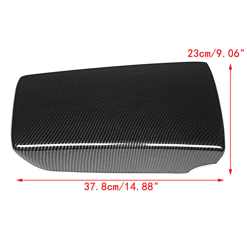 for Honda Accord 2018-2021 Front Armrest Box Cover Carbon Fiber Center Console
