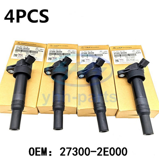 4PCS 27300-2E000 Ignition Coil For 2011-17 for Hyundai for Elantra for Kia Soul