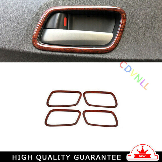 Inner Door Handle Bowl Cover Trim for Honda CRV CR-V 2012-2016 Peach Wood Grain
