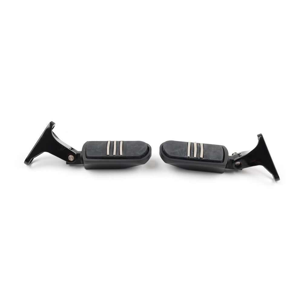 Pair Rear Passenger Footpeg Mount Bracket for Harley Touring Electra Glide 1993+