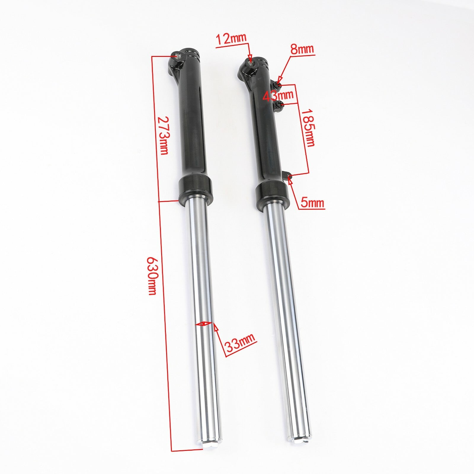 33mm front fork shock triple clamp CRF50, Taodao cooler 70/110/125cc Pit bicycle
