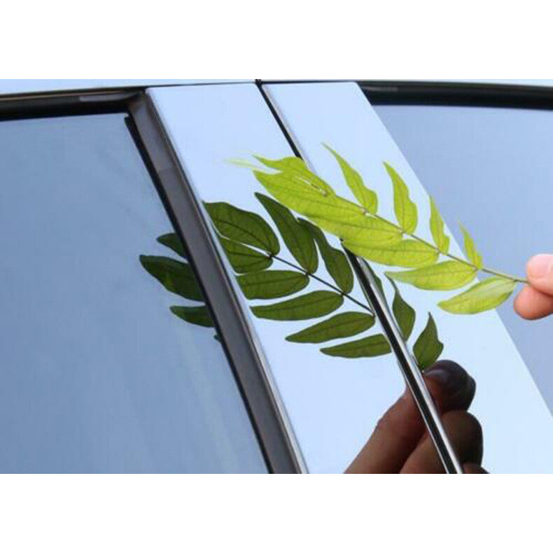 Chrome Pillar Posts for Kia Seltos 2020-2023 6pc Set Door Trim Mirror Cover Kit
