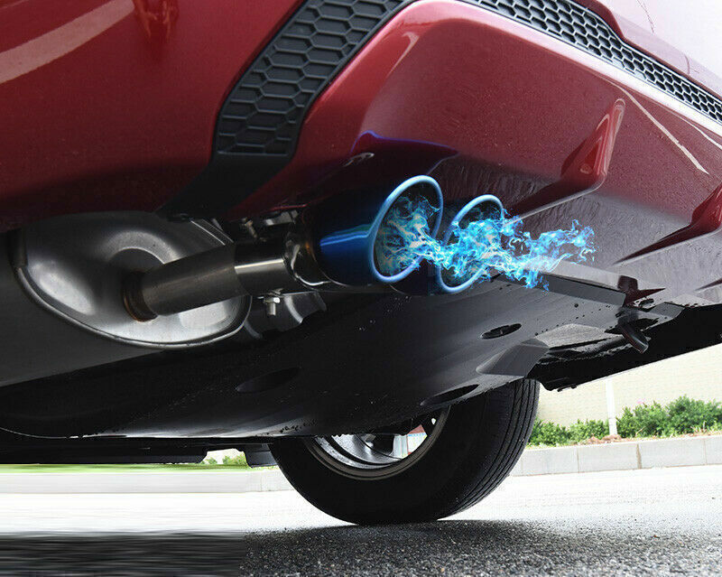 for Nissan Sentra 20-2023 Burnt Blue Steel Rear Tail Exhaust Muffler Tip Pipe 1X