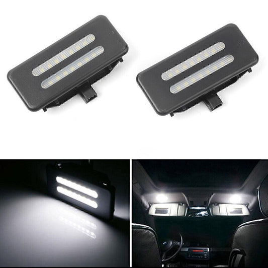 White Error LED SMD Vanity Front Mirror Lights for BMW E60 E90 E91 E92 E70