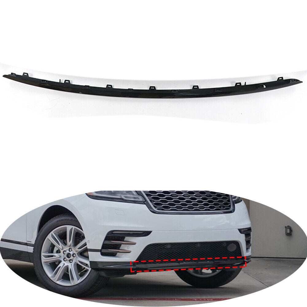 for Range Rover Velar 2017-2021 Black ABS Front Bumper Protector Cover Guard