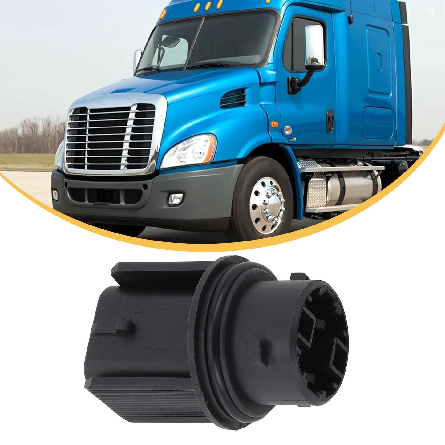 Compatible with Cascadia and Columbia: Direct replacement for headlights and turn signal sockets.