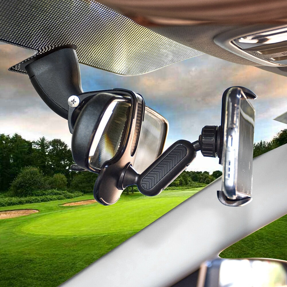 Car Phone Mount 360 Degree Rotation Dashboard Cell Phone Clip Mount Mobile GPS