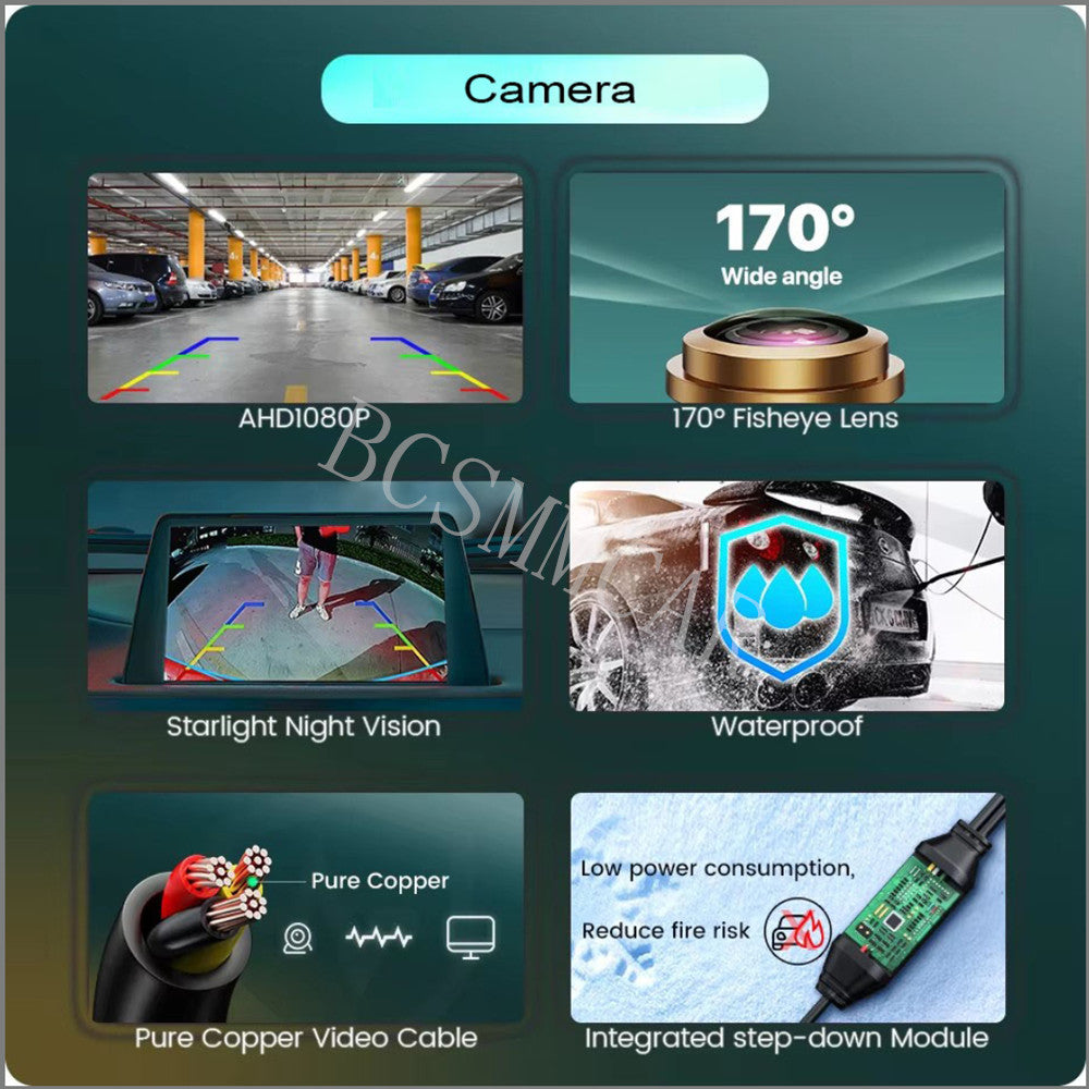 HD Car Backup Rear View Camera Parking Reverse Cam 170¡ã Wide Angle Fisheye Lens