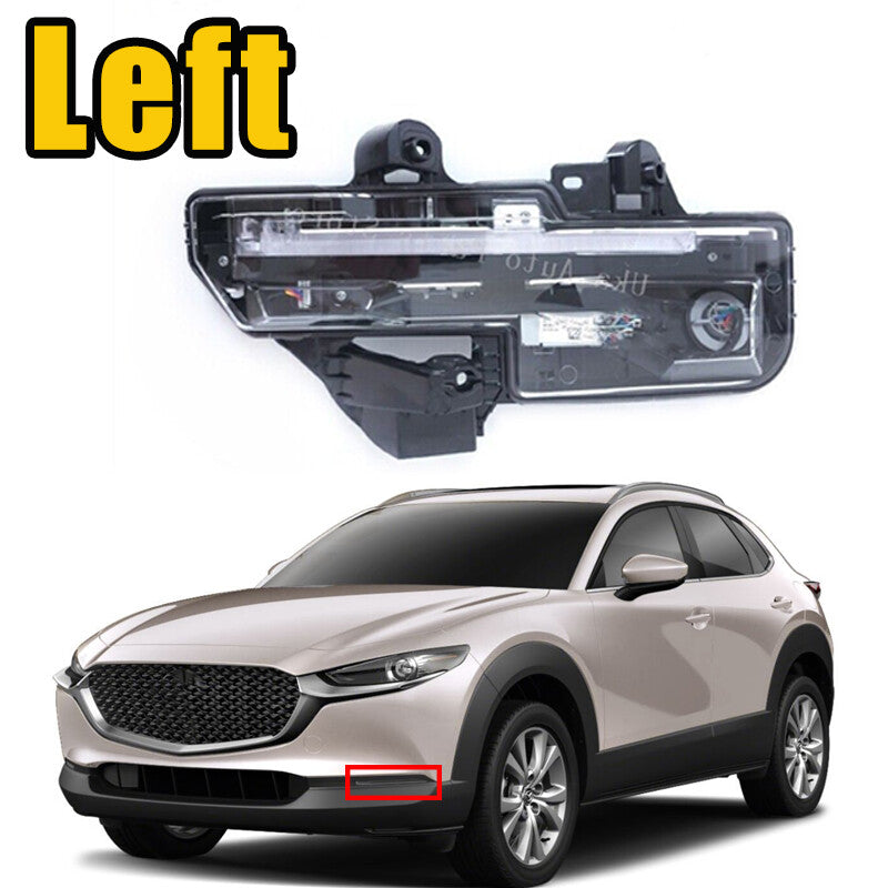 Left For 2020-2023 for Mazda CX-30 LED Fog Lamp Daytime Running Light Fog Lights