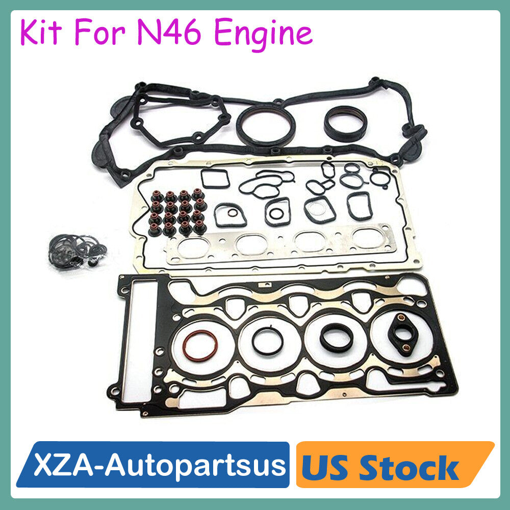 Engine Rebuild Kit Gasket Seals Set for BMW 1 3 Series X3 Z4 E46 E83 E85 N42 N46