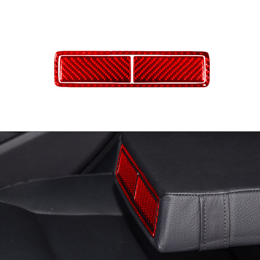 Red Rear Central Armrest Trim Cover for Mercedes Benz CLA 2014-2018/GLA 2015-18