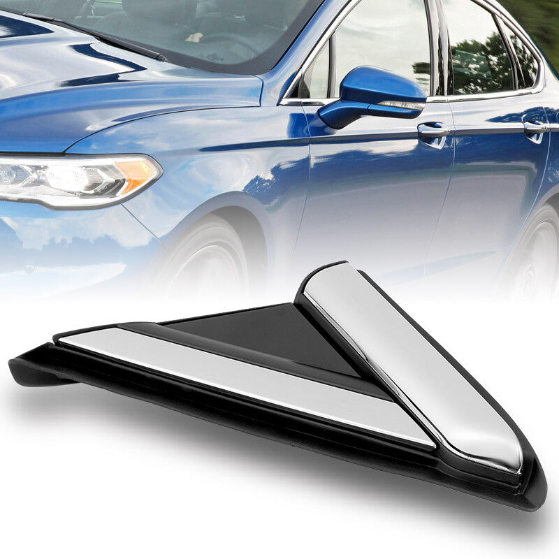 Driver Left Side Fender Pillar Trim Mirror Corner Molding for Ford Fusion 13-18