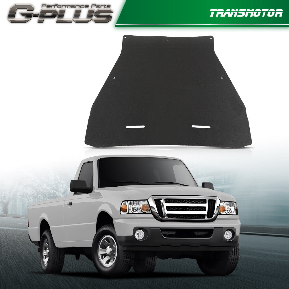 Fits 2006-2012 for Ford Ranger range hood insulation pad 1/2 inch with clip, black.