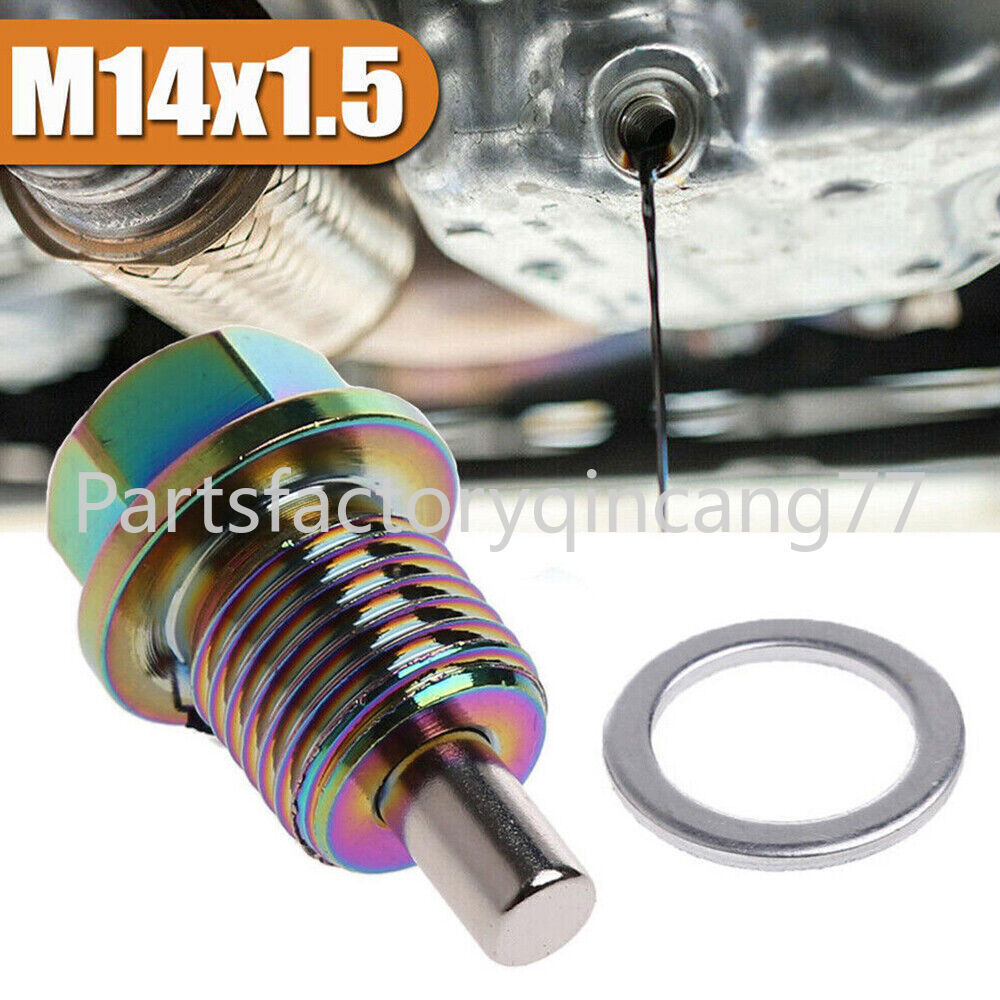 Magnetic Engine Oil Drain Plug Nut Screw Bolt Sump Nut Car Accessories M14x1.5