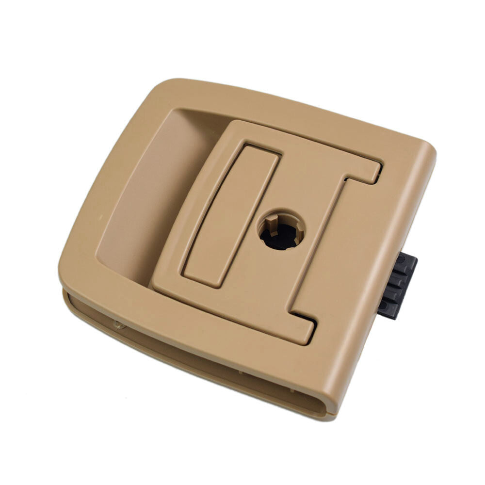 Beige rear trunk floor mats and carpet handles suitable for BMW E70, X5, E71, and X6 (2006-2013).