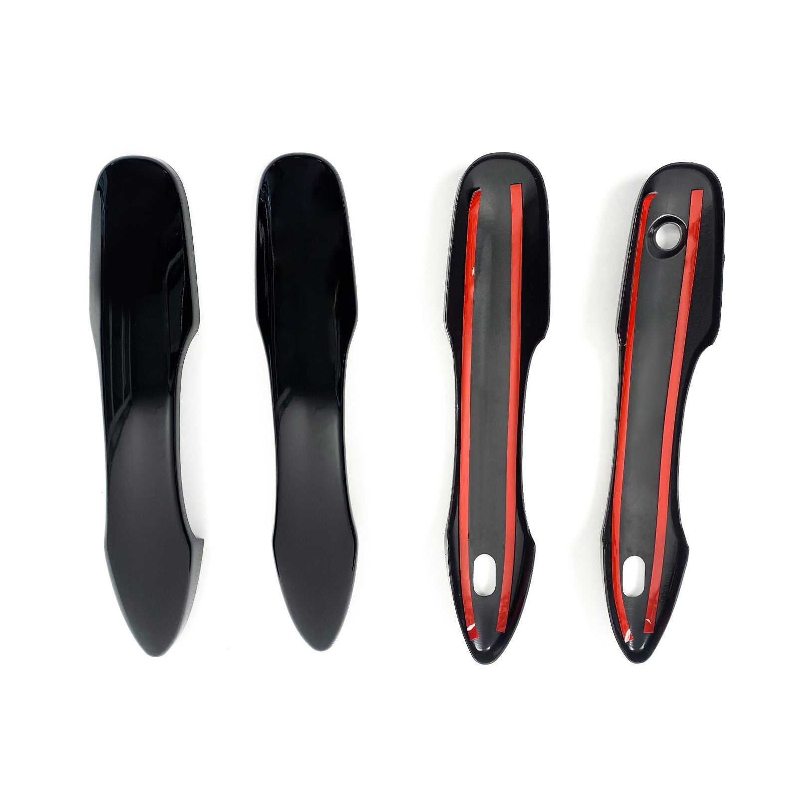 For 2018-2024 for Toyota for Camry Gloss Black Door Handle Cover Trim Overlay Cap 4pc