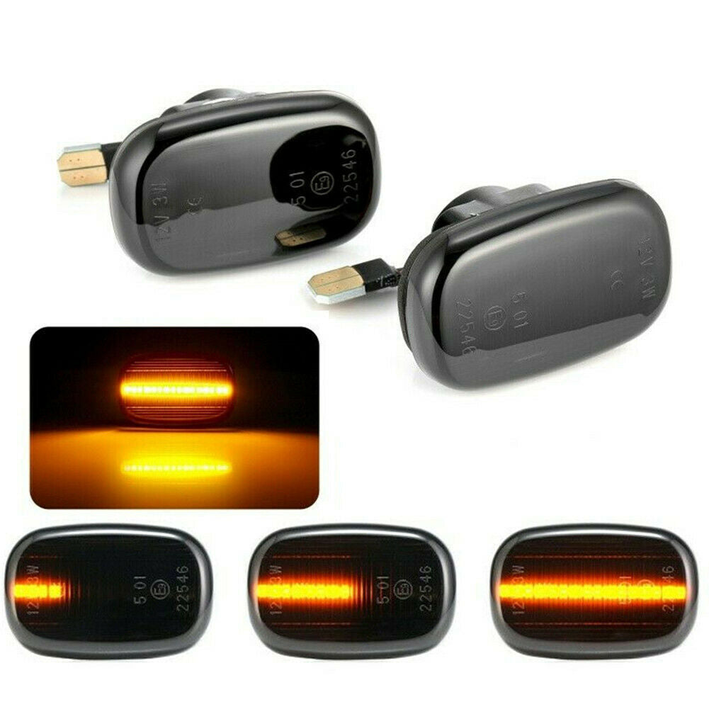 for Toyota Hilux SR5 Beige MK6 Cute E T Pickup Dynamic LED Side Marker Light 2X
