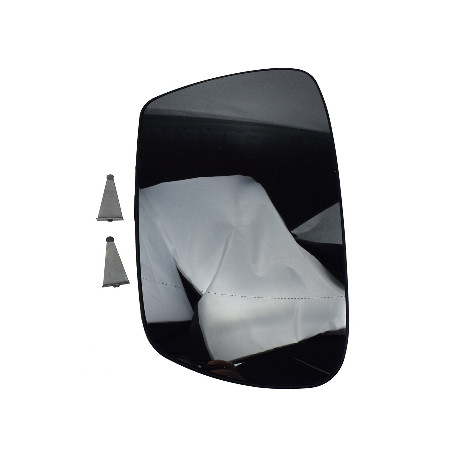 new 2005-2010 Grand Cherokee left-hand drive heated door with mirrored glass.