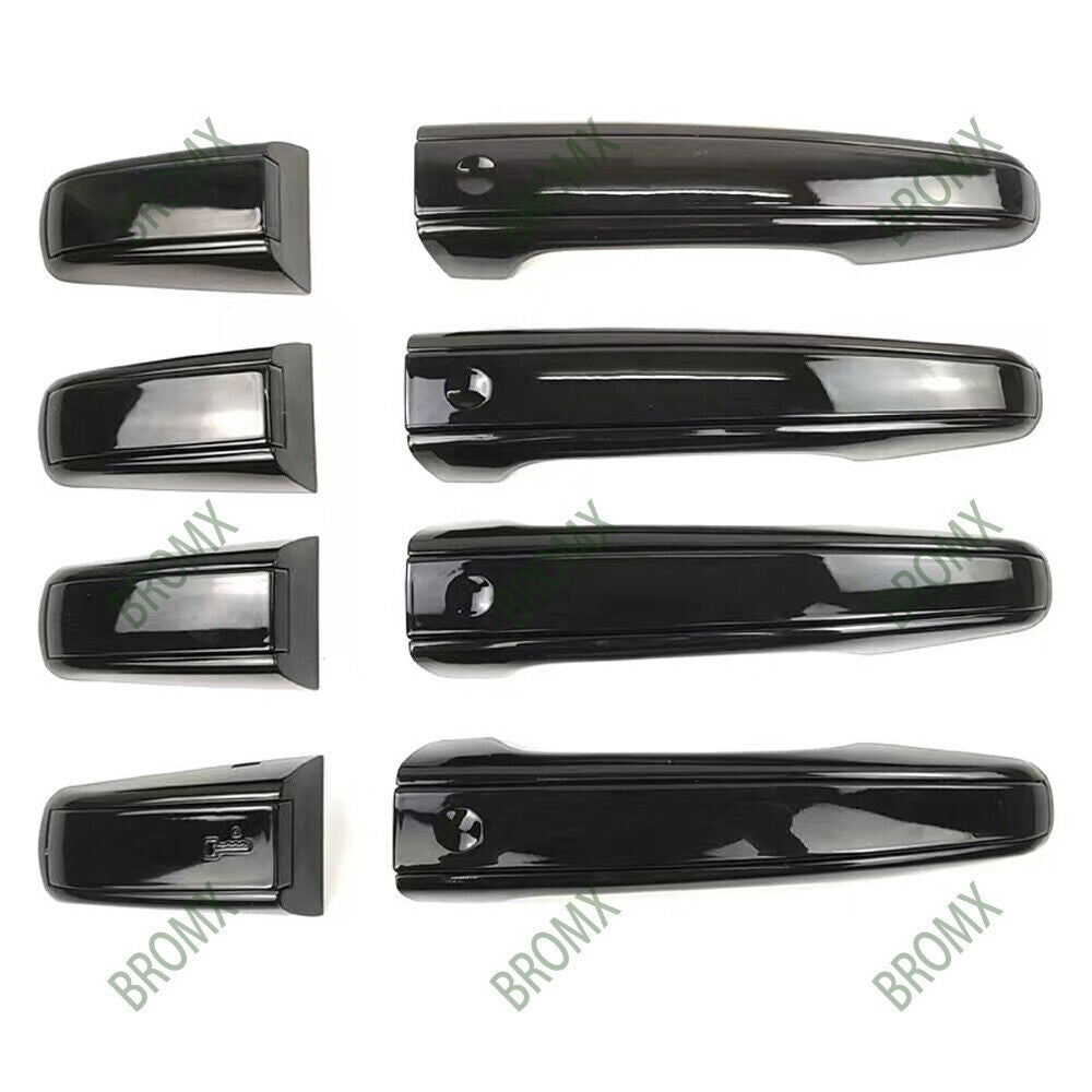 Door Side Handle Cover Replace Handle Caps for Range Rover L405 2013-2022 Black