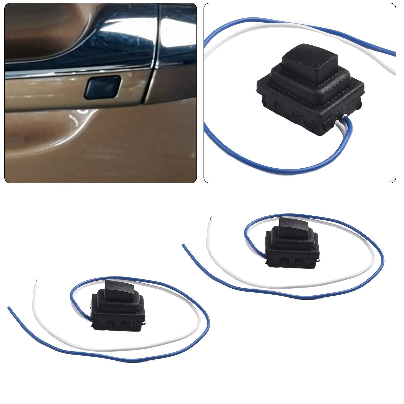 Pushbutton switches for Hyundai for Tucson 2016-2020 (2 pieces, 2x 82651D3710, 882661D3710-)