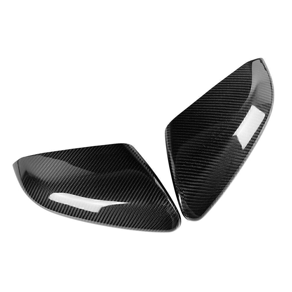2Pcs Carbon Fiber Add-On Side Mirror Cover Trim Fit for Honda for Civic 2016-2020 2019