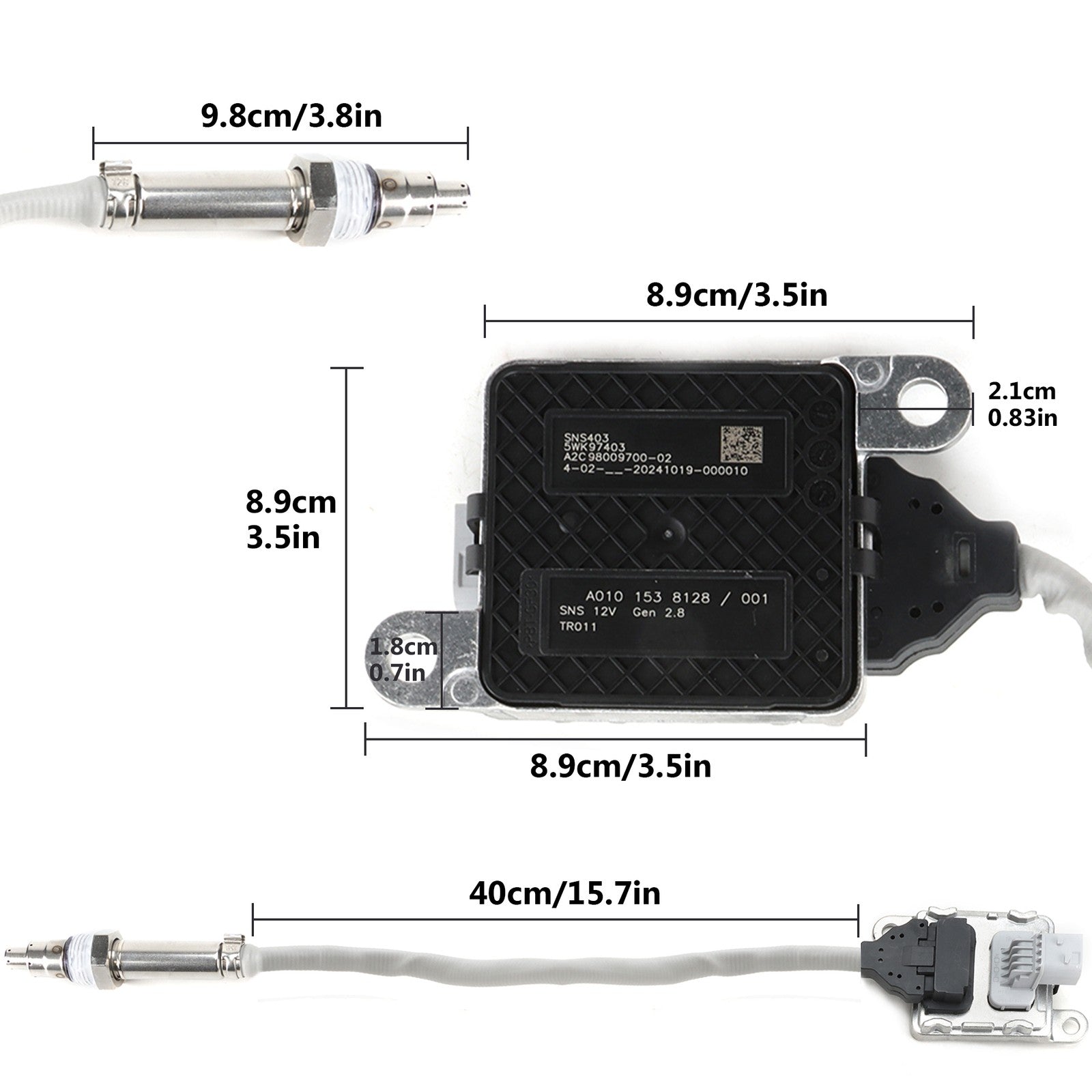 For 2010-12 6.7L L6 2871978 NOx Sensor Nitrogen Oxide 2894939 2894939RX