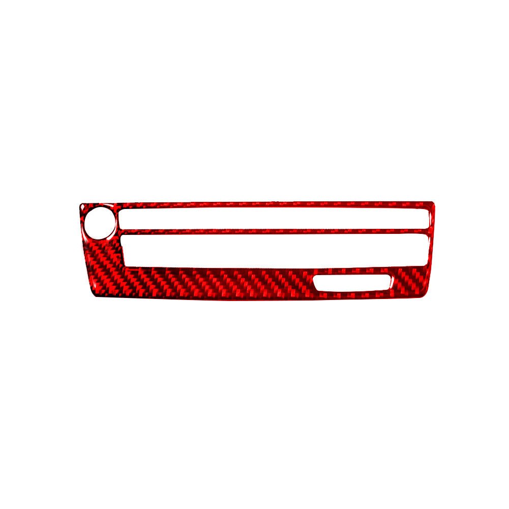 for BMW Z4 E89 Red Carbon Fiber Radio & Navigaiton System Cover Trim 2009-2016