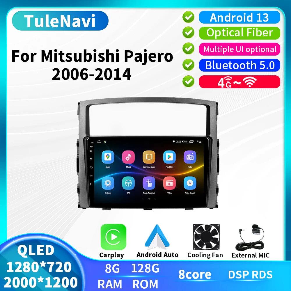 2006-2014 for Mitsubishi for Pajero 4 V80 V90 Car Radio Multimedia Video Player GPS
