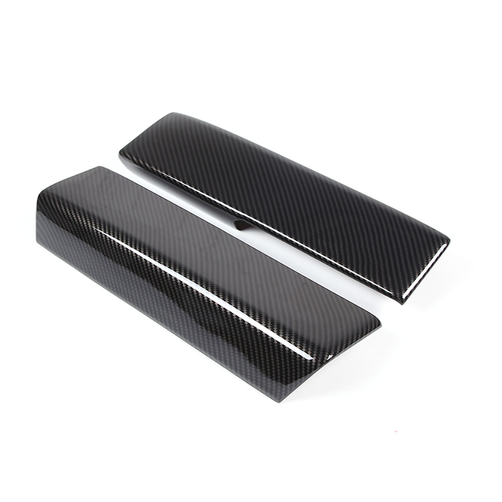 Carbon fiber interior door slat decorative stickers for Corvette C6 2005 - 2013