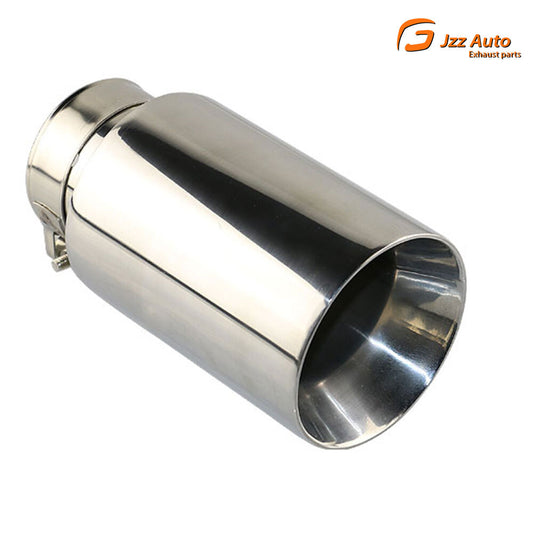 2.5'' ID 3.5in OD Universal Stainless Steel Exhaust Muffler Tips Clamp-On Sliver
