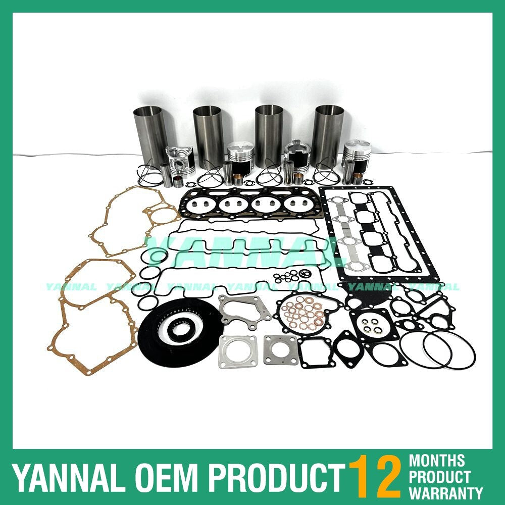 Overhaul kit with gaskets for Perkins 404C-22T engine