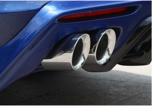 for Cadillac CT5 2020-24 Chrome Steel Rear Tail Exhaust Muffler Tip Pipe Pair