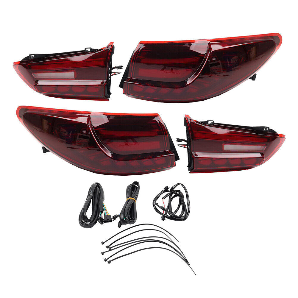 LED Dynamic Tail Light Rear Brake Stop Lamp for Mazda 6 2014-2019