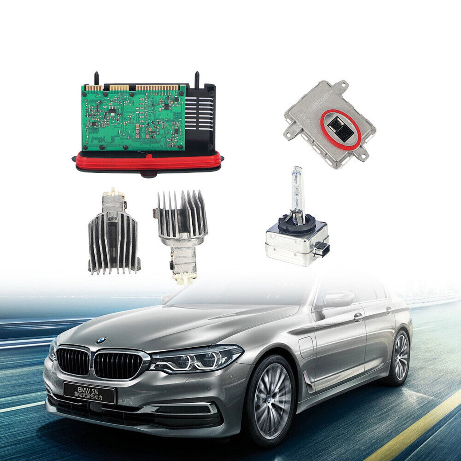 Xenon Ballast Bulb Lamp Adaptive Module for BMW M5 528i 535i 550i xDrive 14~16