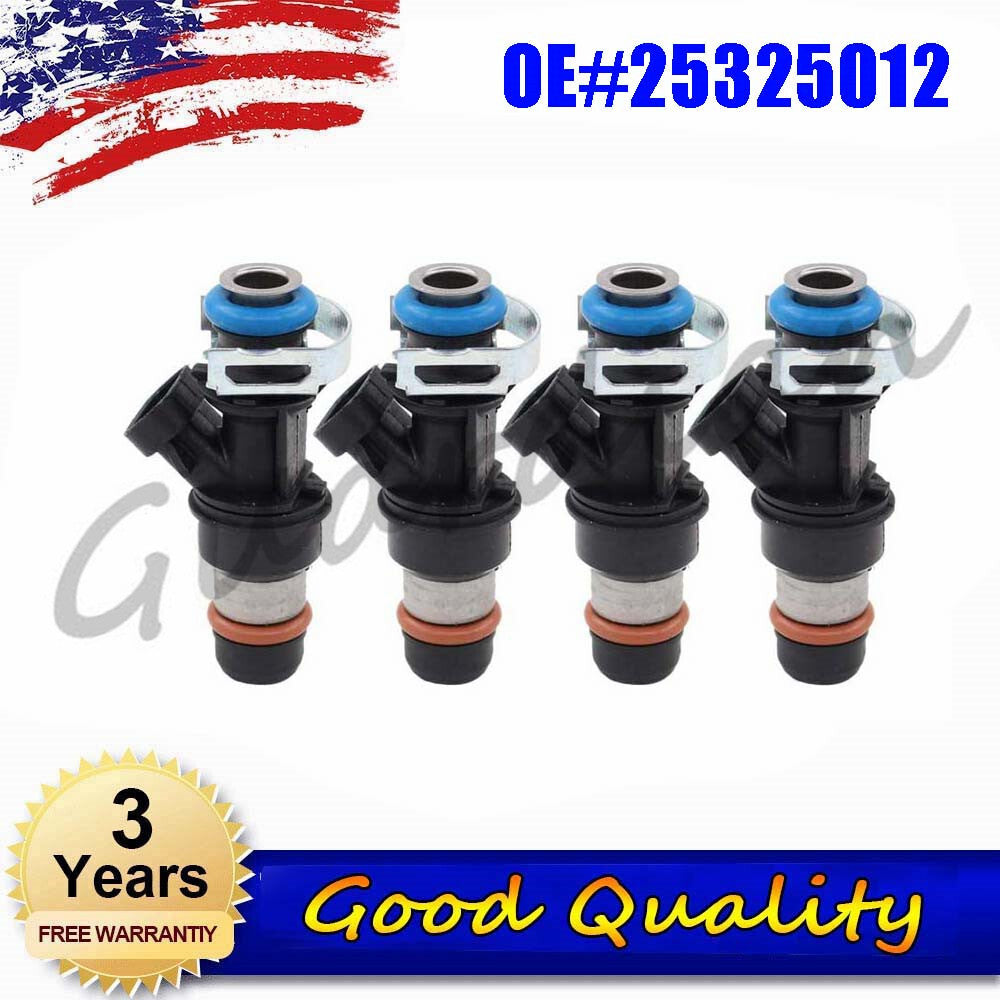 4-piece fuel injector 25325012 for Chevrolet S10 for GMC Sonoma 2000-2003 2001 2002