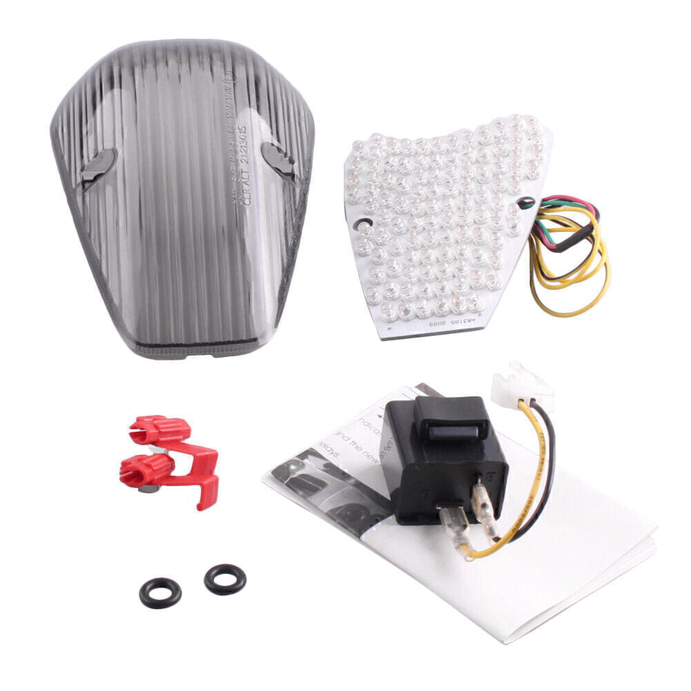 LED Rear Light Tail Brake Stop Lamp Fit for Honda VTX1800 VTX1300 CUSTOM 2002 Smoke
