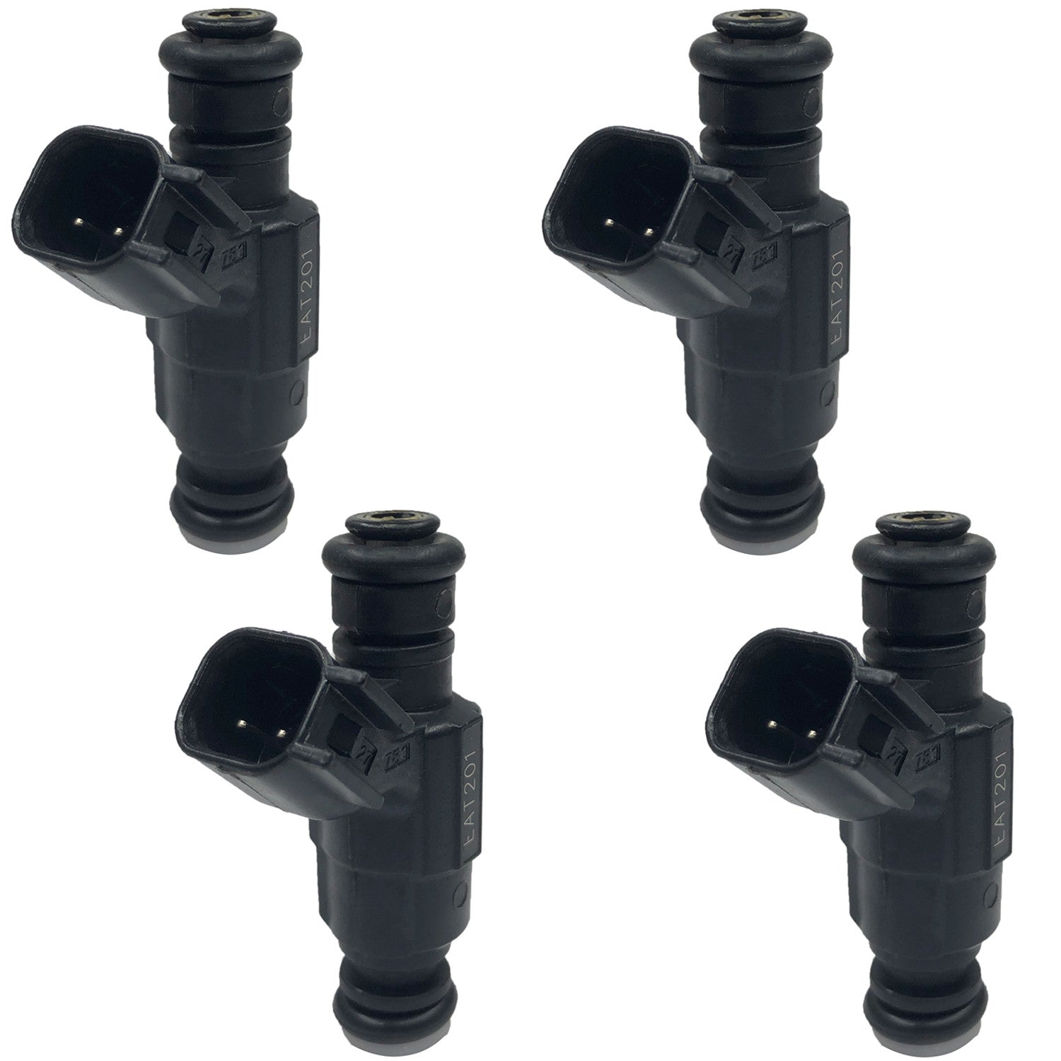4Pcs Upgrade 0280155974 Fuel Injectors EV6 For 2000-2001 for Ford Focus 2.0L