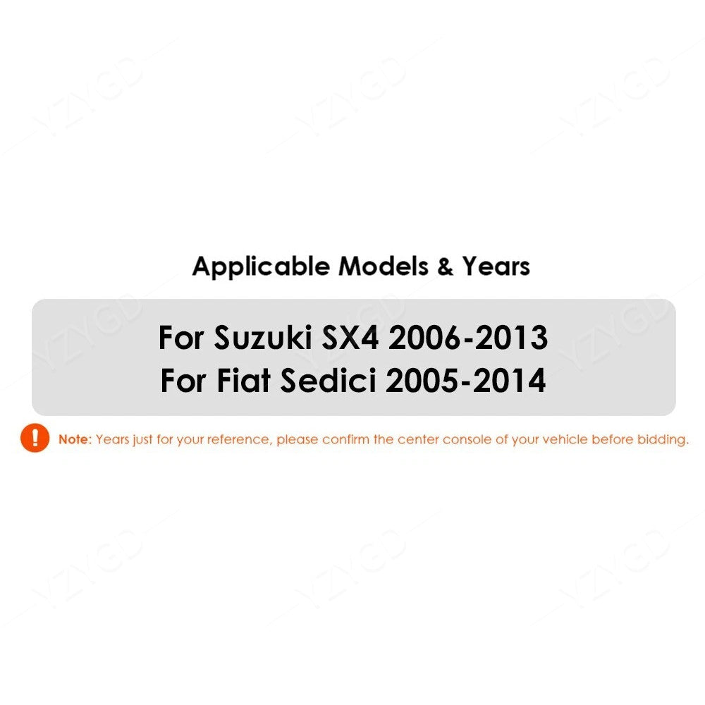for Suzuki SX4 2006-2013 for Fiat Sedici 2005-2014 CarPlay Car Stereo Radio GPS WiFi