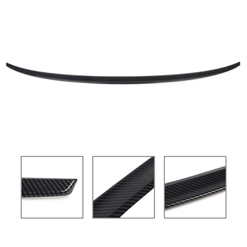 Car Roof Spoiler Wing Rear Trunk Spoiler Fit for AUDI A3 2014-2019 Carbon Fiber