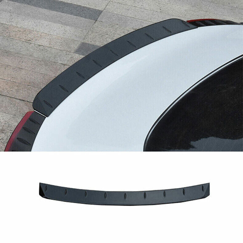for Hyundai Sonata 2020-2023 Black Rear Tail Trunk Spoiler Wing Lip Flap Trim 1x