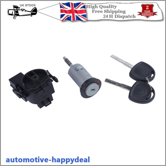 Ignition Switch Barrel 2 Keys for VAUXHALL COMBO C MERIVA-A for CORSA -C TIGRA-B